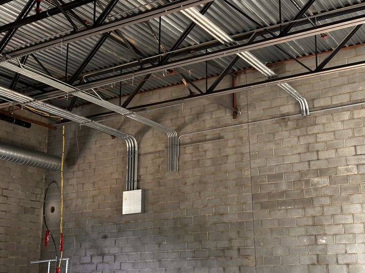 Commercial electrical wall rough-in