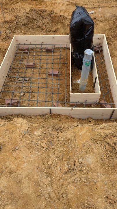 Reinforced equipment pad with electrical stub-ups